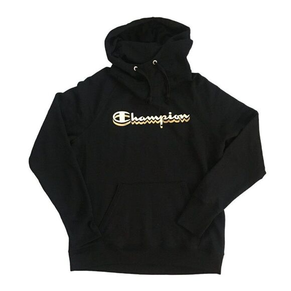 Champion Hoodie Black Size M - Picture 1 of 9